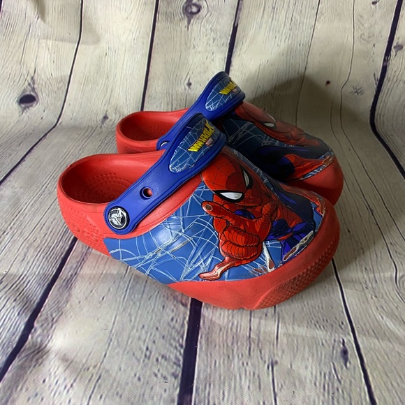 spiderman crocs size 10